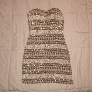Sequence homecoming dress